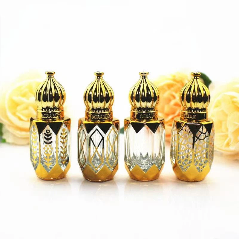 Empty Perfume3ML . 6ML Octagon Roll On Glass Essential Oil