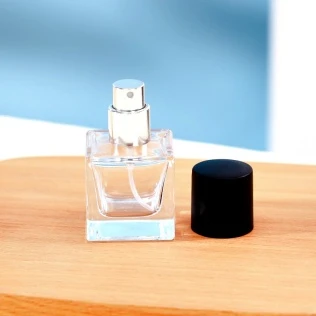 Square 7ml Classic Cube Shaped Perfume Bottle